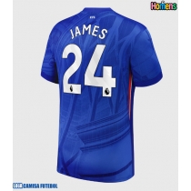 Camisa de Futebol Chelsea Reece James #24 Equipamento Principal 2025-26 Manga Curta